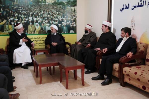 دیدار دبیركل مجمع جهانی تقریب مذاهب اسلامی با اعضای جبهه عمل اسلامی لبنان