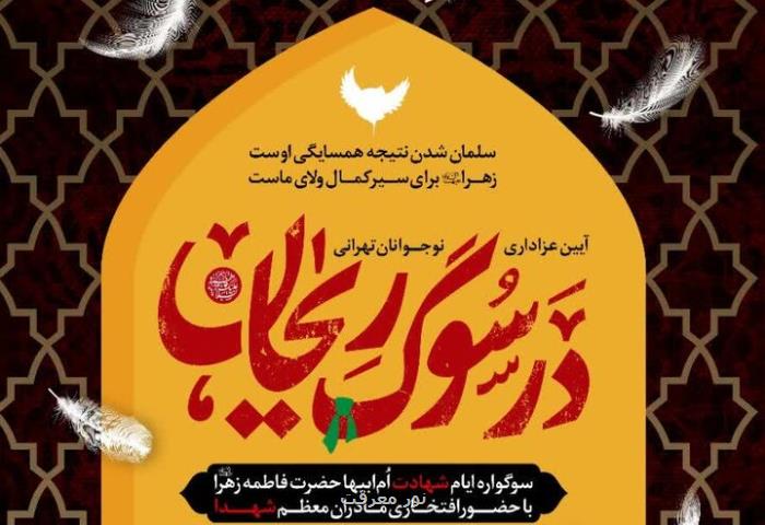 موکب عزاداری به مناسبت شهادت حضرت زهرا (س)