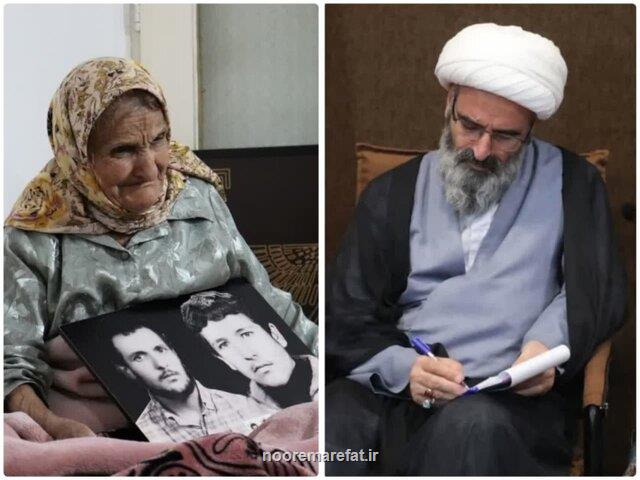 تسلیت نماینده ولی فقیه سمنان در پی درگذشت مادر شهیدان نورمحمد و علی مهدی ئی