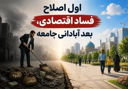 نهج حیات اول اصلاح فساد اقتصادی، بعد آبادانی جامعه