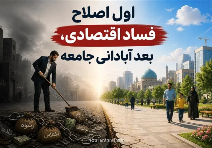 نهج حیات اول اصلاح فساد اقتصادی، بعد آبادانی جامعه