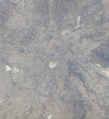 خلیج فارس و مكه از منظر ایستگاه فضایی بین المللی