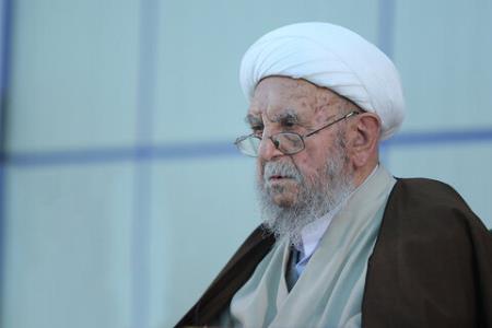 خاكسپاری پیكر آیت الله امینی در جوار شهید مطهری